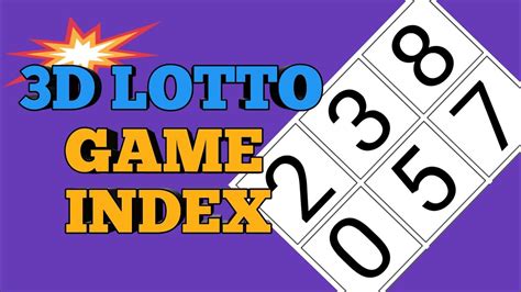 Swertres: 3d lotto hearing and stl, angle guide, pairing .